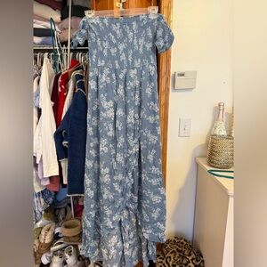 francesca’s blue dress